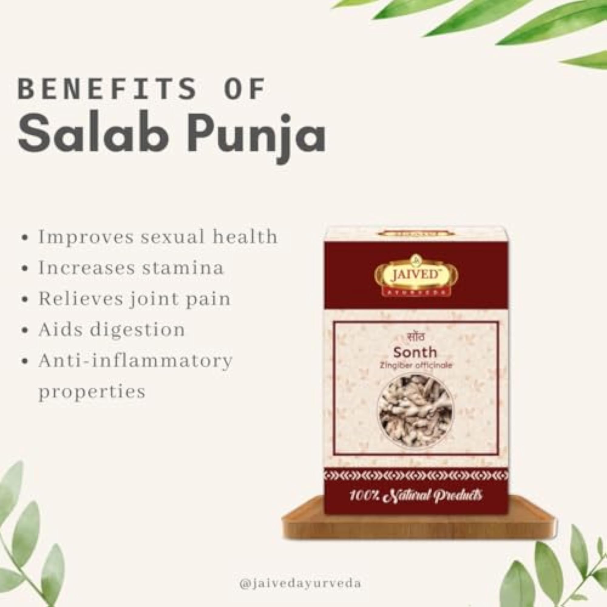 Salab Punja Jaived Ayurveda (Pack of 10 grams)